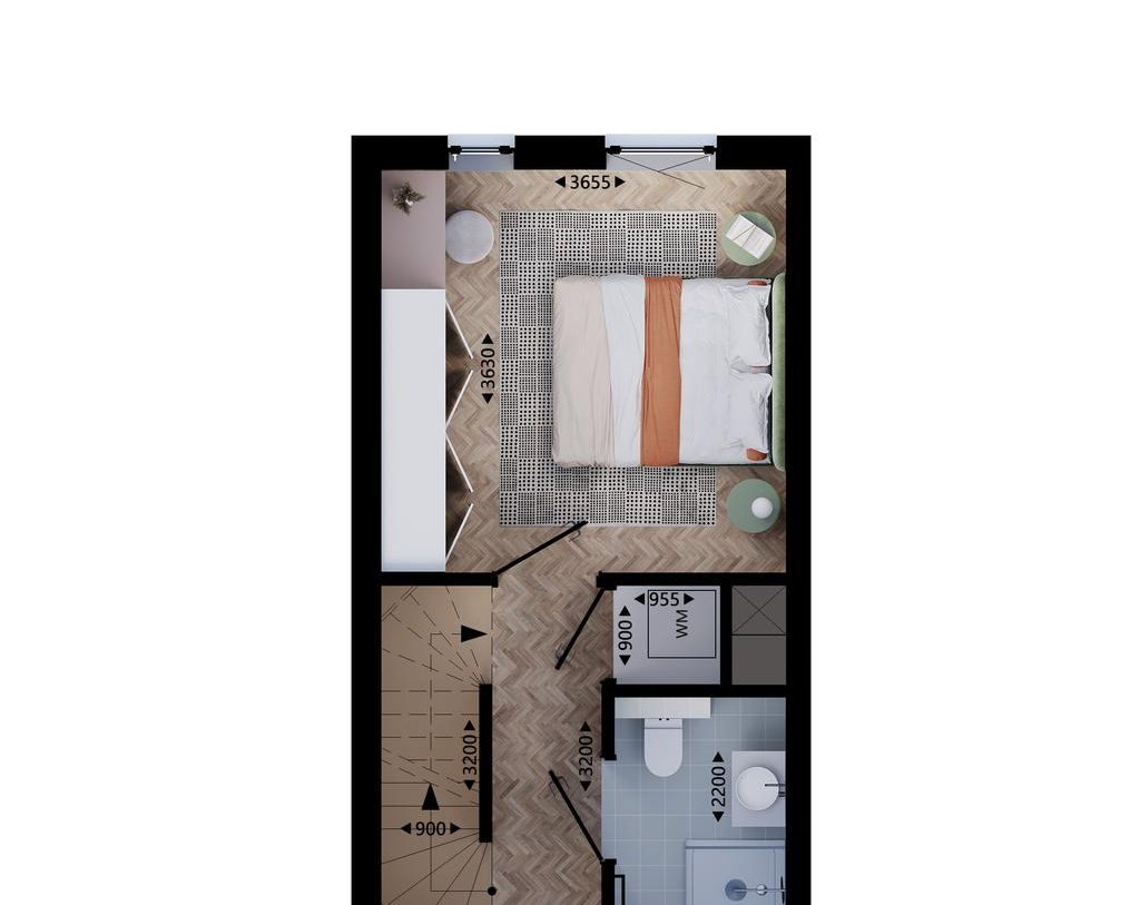 Te Koop: Foto Woonhuis aan de Rijwoning - Type C1 101 in Vlaardingen