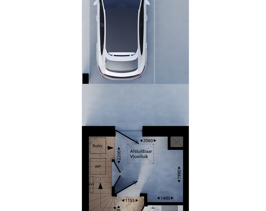 Te Koop: Foto Woonhuis aan de Rijwoning - Type C1 101 in Vlaardingen