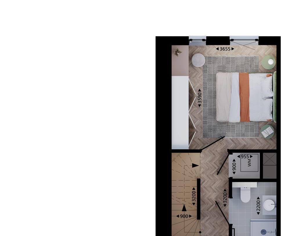 Te Koop: Foto Woonhuis aan de Rijwoning - Type C2 112 in Vlaardingen