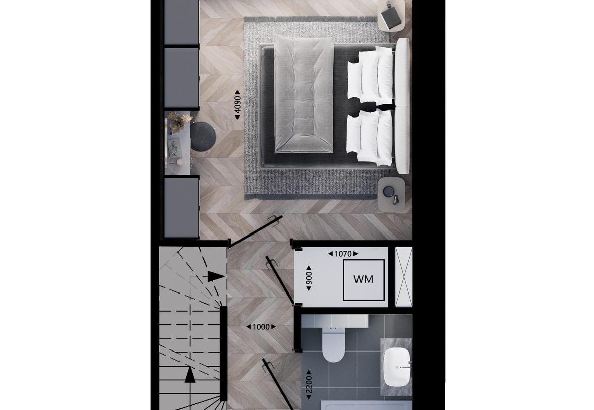 Te Koop: Foto Woonhuis aan de Rijwoning - Type G 113 in Vlaardingen