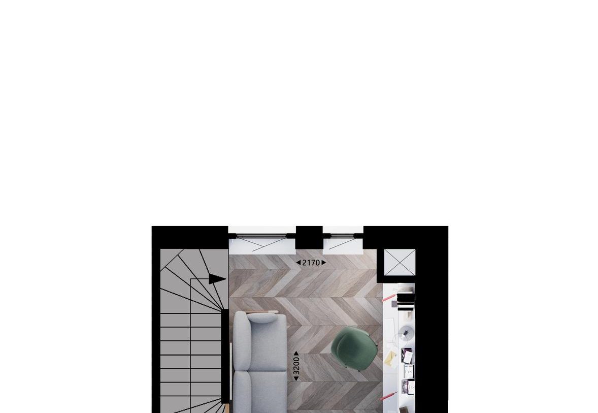 Te Koop: Foto Woonhuis aan de Rijwoning - Type G 113 in Vlaardingen