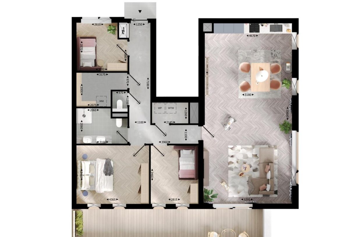 Te Koop: Foto Appartement aan de Appartement - Type A4 166 in Vlaardingen