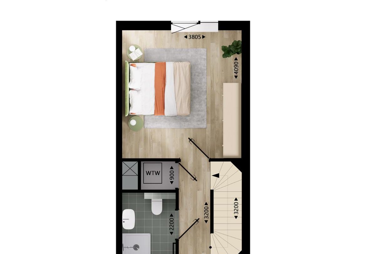 Te Koop: Foto Woonhuis aan de Rijwoning - Type D 116 in Vlaardingen