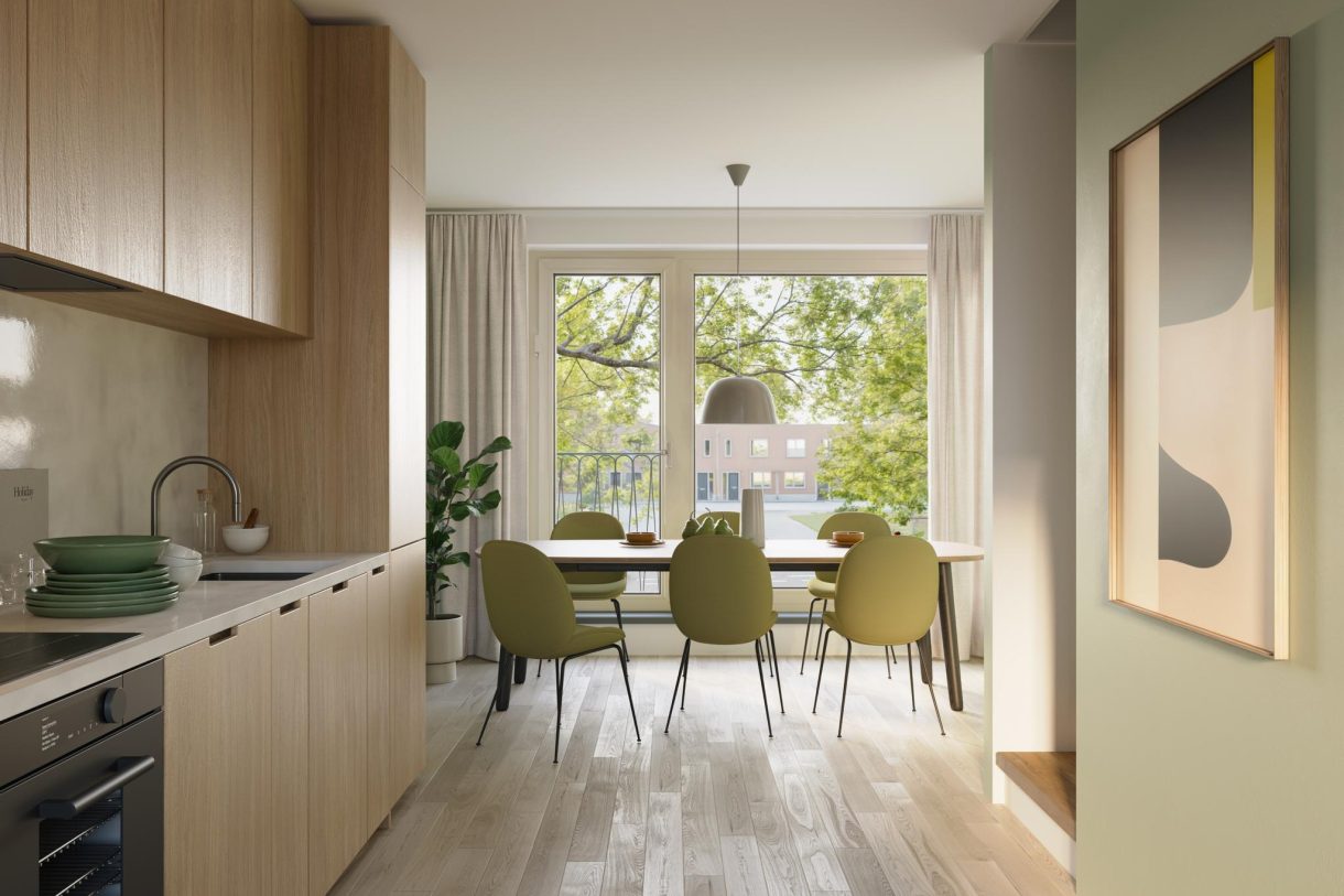 Te Koop: Foto Woonhuis aan de Rijwoning - Type D 122 in Vlaardingen