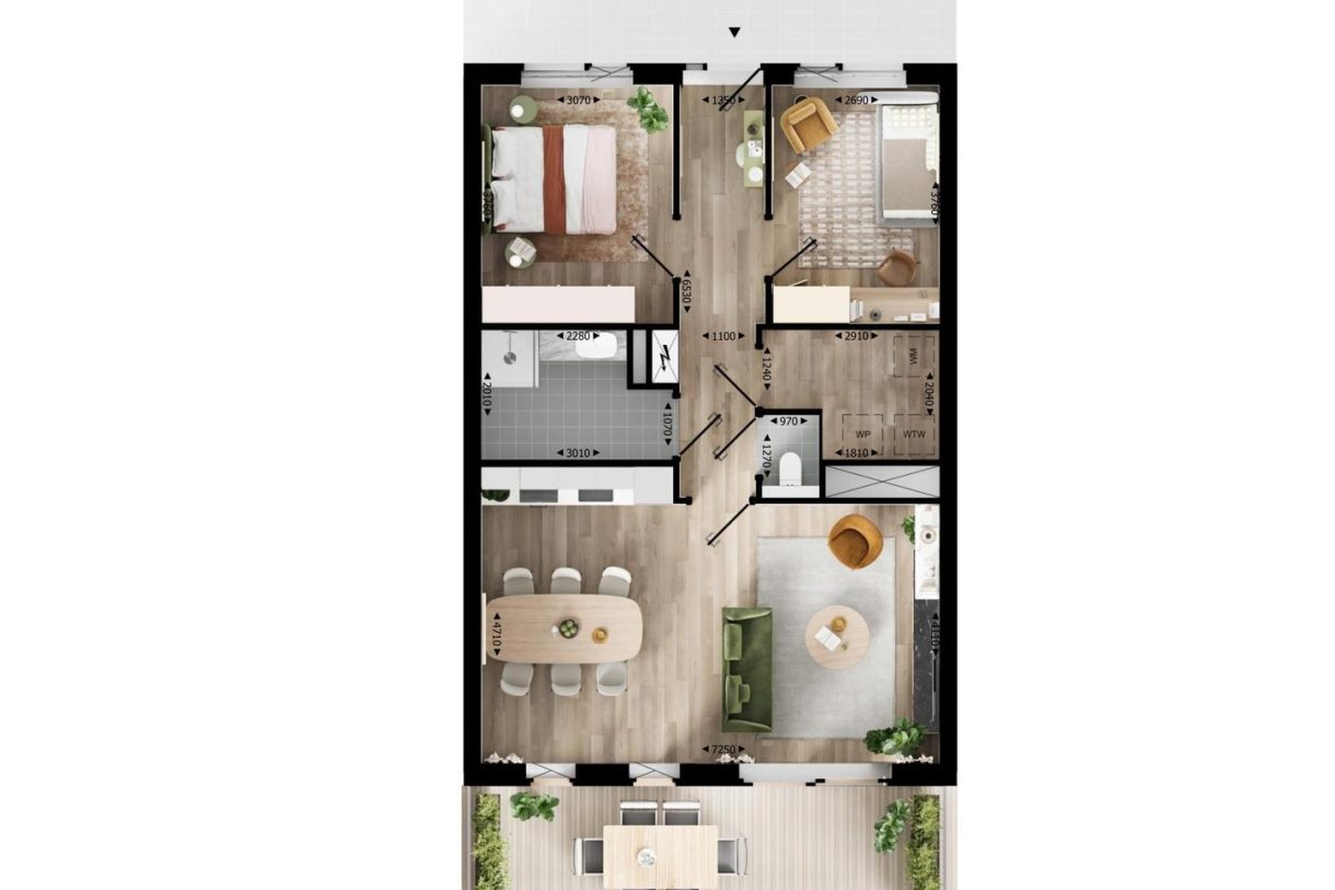 Te Koop: Foto Appartement aan de Appartement - Type A1 185 in Vlaardingen