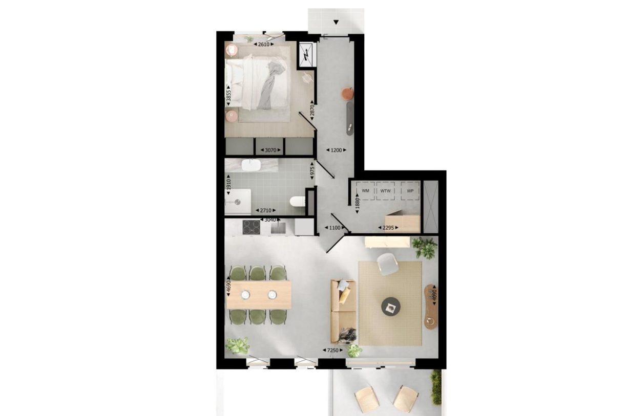 Te Koop: Foto Appartement aan de Appartement - Type A3 196 in Vlaardingen