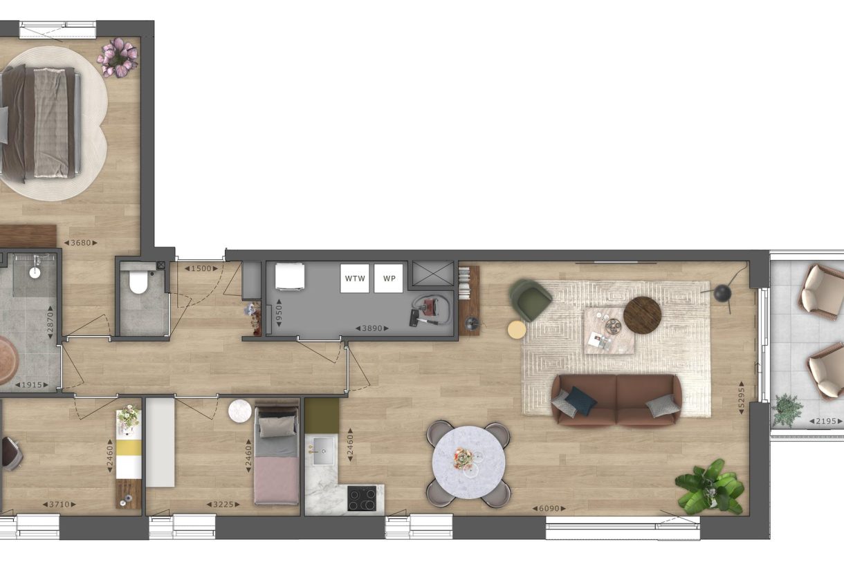 Te Koop: Foto Appartement aan de Appartement - Type B4 191 in Vlaardingen